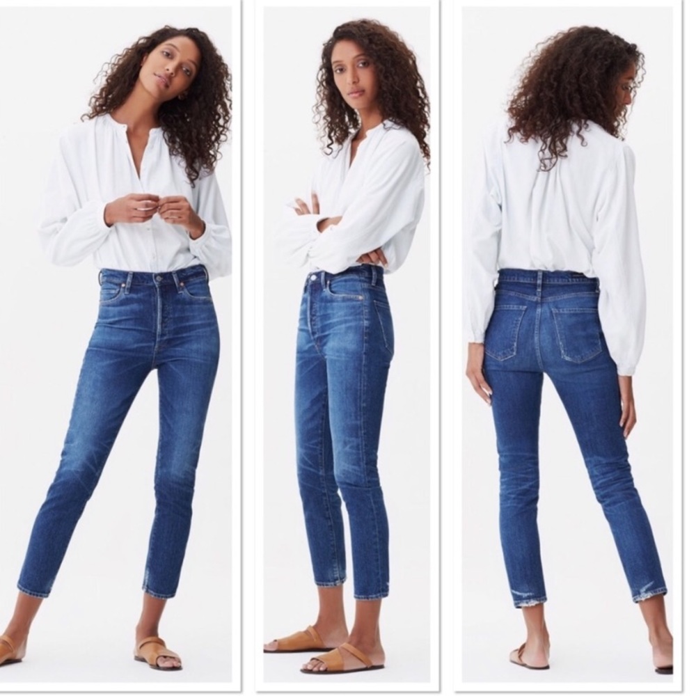 Citizens of Humanity Olivia Crop High Rise Slim